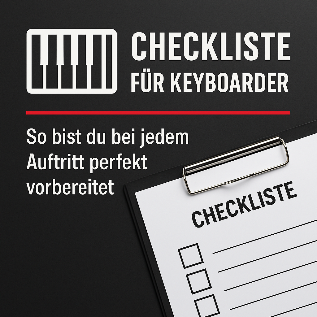 🎹 Checkliste für Keyboarder: So bist du bei jedem Auftritt perfekt vorbereitet