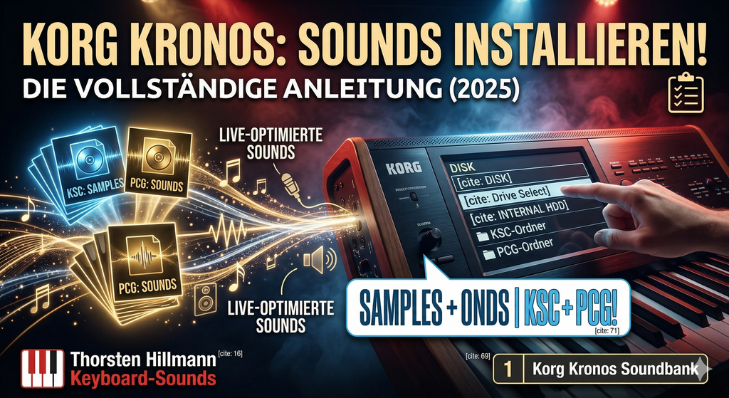 Korg Kronos Sounds installieren – die vollständige Anleitung (2025)