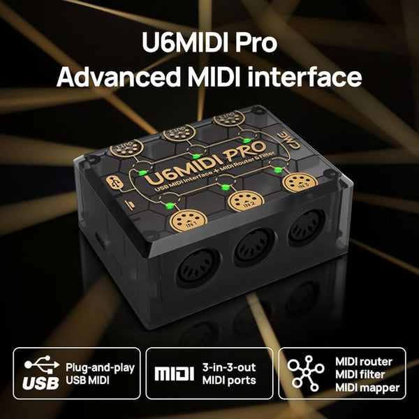 CME U6MIDI Pro – USB-MIDI Hub der nächsten Generation