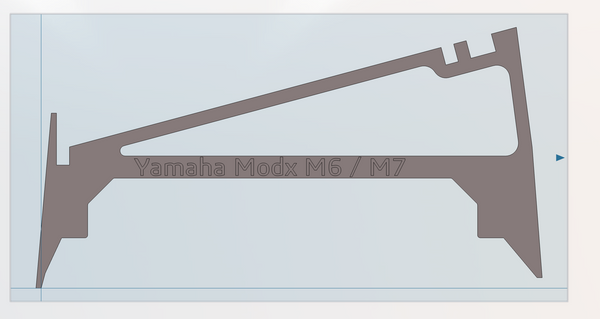 Yamaha Modx m6 / m7 iPad / Samsung Tablet Halterung quer und hoch