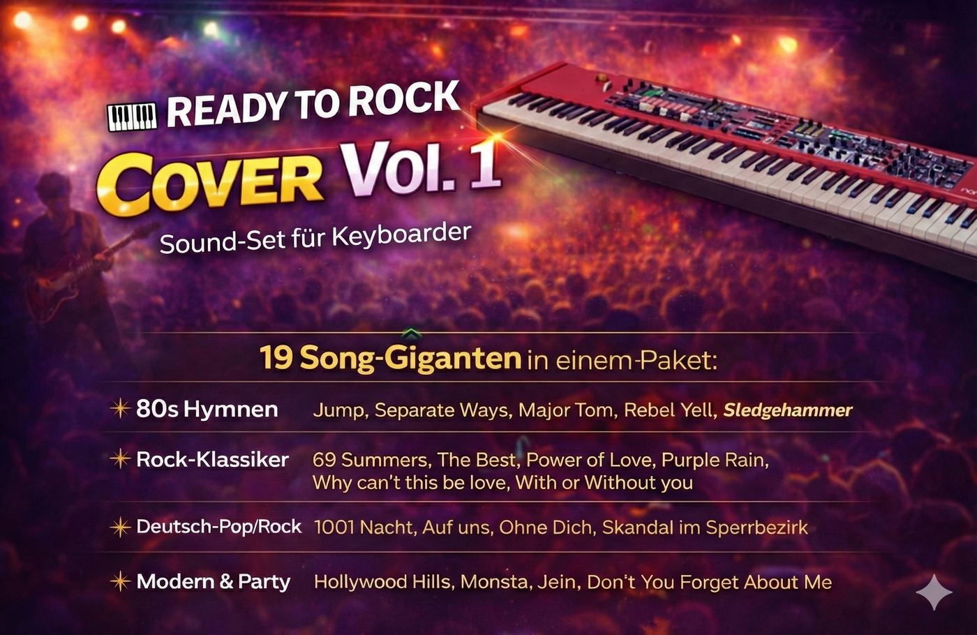 Nord Stage 4 Cover Sound Set – Ready to Rock Vol. 1