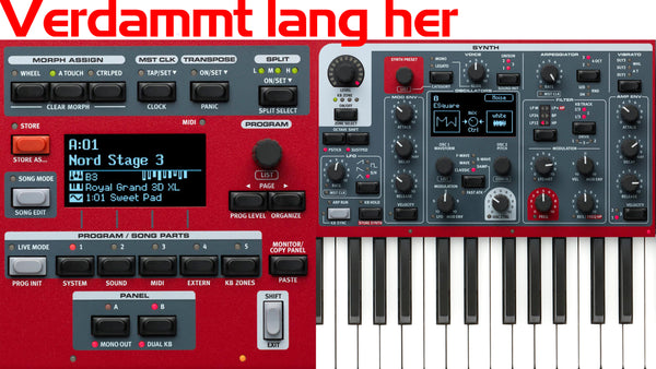Nord Stage 3 Coversound - Verdammt lang her