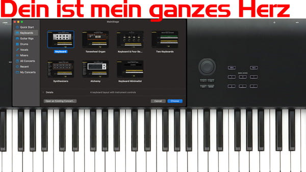 MainStage Concert - Dein ist mein ganzes Herz (Mac)