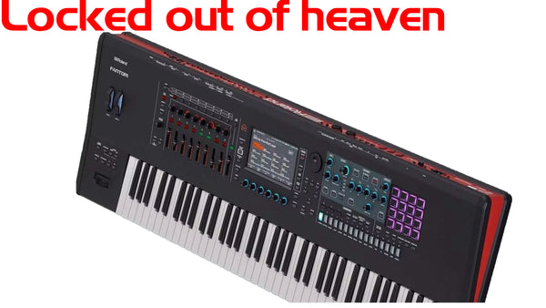 Roland Fantom 7 EX - Locked out of heaven (mit ACB)