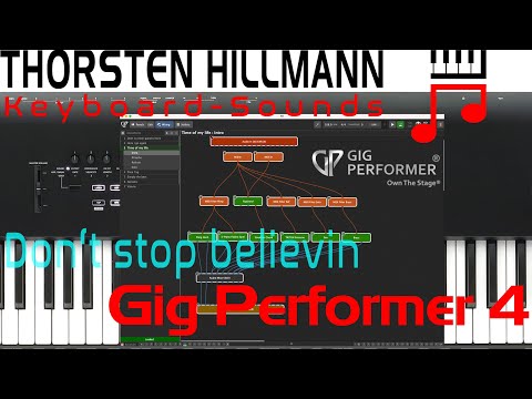 Gig Performer Rackspace - Don't stop believin (Mac)