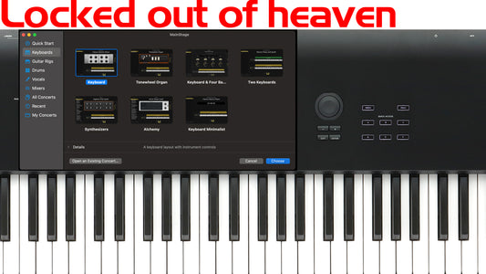 MainStage Concert - Locked out of heaven (Mac)