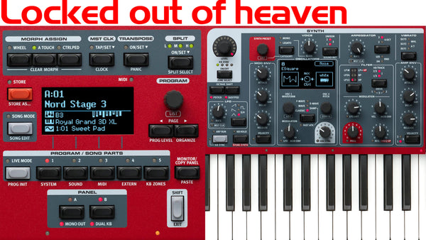 Nord Stage 3 Coversound - Locked out of heaven