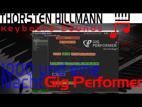 Gig Performer Rackspace - 1000 und eine Nacht (Mac)
