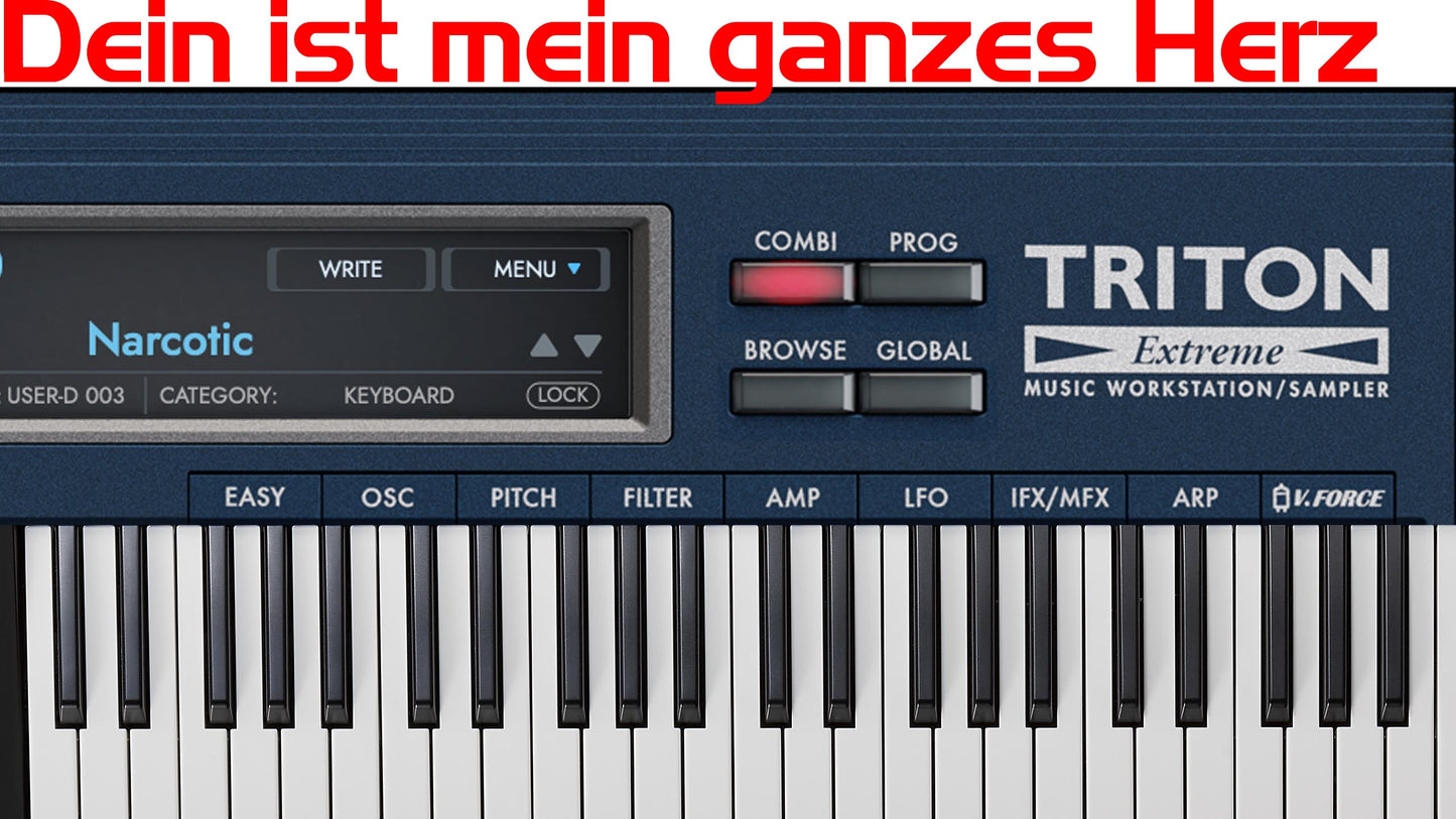 Korg Triton Extreme VST Coversound - Dein ist mein ganzes Herz - Thorsten Hillmann Keyboard-Sounds