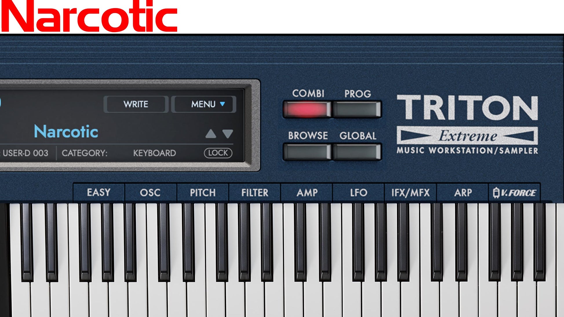Korg Triton Extreme VST Coversound - Narcotic - Thorsten Hillmann Keyboard-Sounds