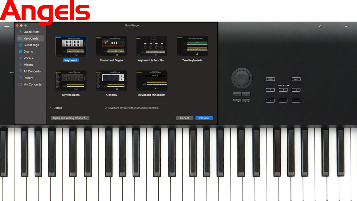 MainStage Concert - Angels (Mac) - Thorsten Hillmann Keyboard-Sounds