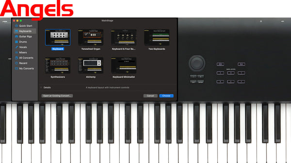 MainStage Concert - Angels (Mac) - Thorsten Hillmann Keyboard-Sounds