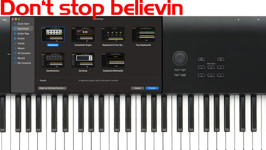 MainStage Concert - Don't stop believin (Mac) - Thorsten Hillmann Keyboard-Sounds