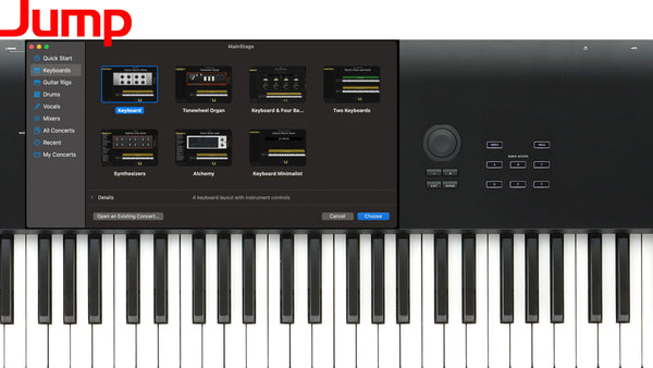 MainStage Concert - Jump (Mac) - Thorsten Hillmann Keyboard-Sounds