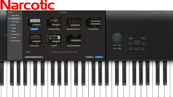 MainStage Concert - Narcotic (Mac) - Thorsten Hillmann Keyboard-Sounds