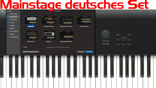 Mainstage Concert / Patch Coversound - deutsches Sound Set (Mac) - Thorsten Hillmann Keyboard-Sounds