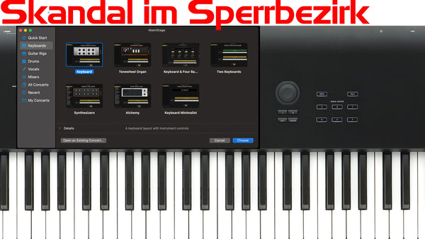 MainStage Concert - Skandal im Sperrbezirk (Mac) - Thorsten Hillmann Keyboard-Sounds