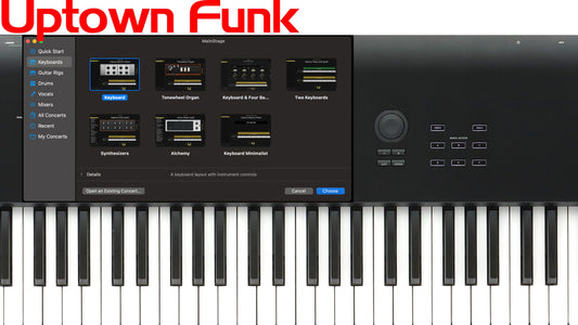 MainStage Concert - Uptown Funk (Mac) - Thorsten Hillmann Keyboard-Sounds