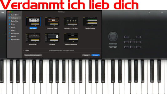 MainStage Concert - Verdammt ich lieb dich (Mac) - Thorsten Hillmann Keyboard-Sounds