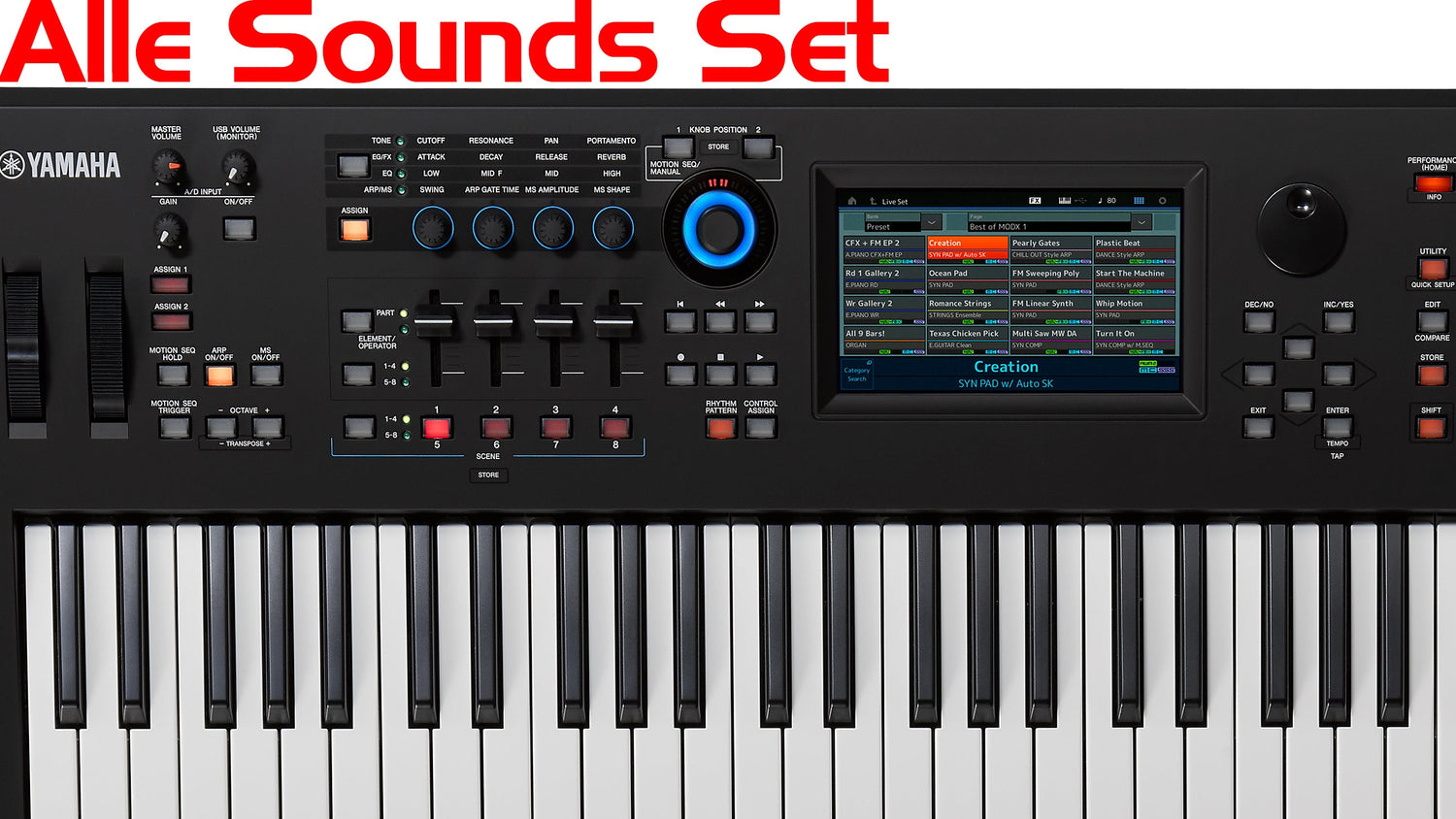Yamaha Modx Montage Coversound - Alle Sounds Set - Thorsten Hillmann Keyboard-Sounds