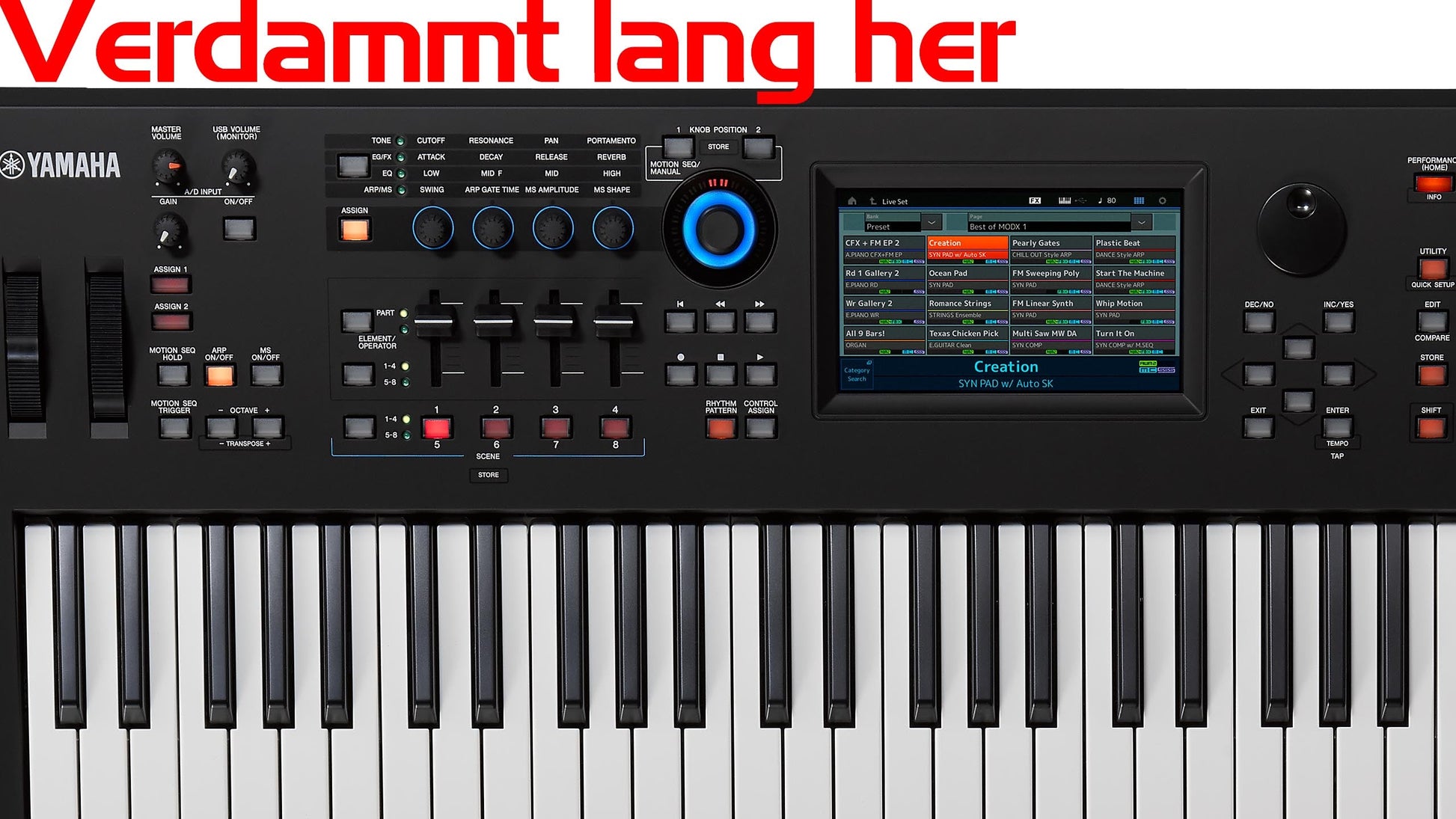 Yamaha Modx Montage Coversound - Verdammt lang her - Thorsten Hillmann Keyboard-Sounds