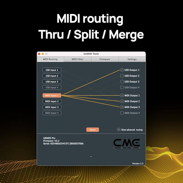 CME U6MIDI Pro – USB-MIDI Hub der nächsten Generation