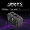 CME H2MIDI Pro – Anschlüsse