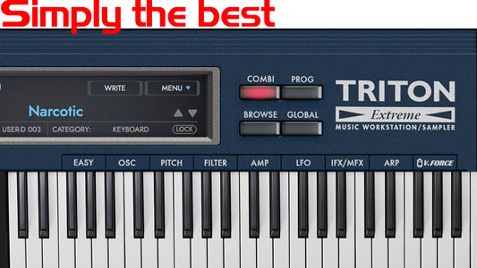 Korg Triton Extreme VST Coversound - The Best