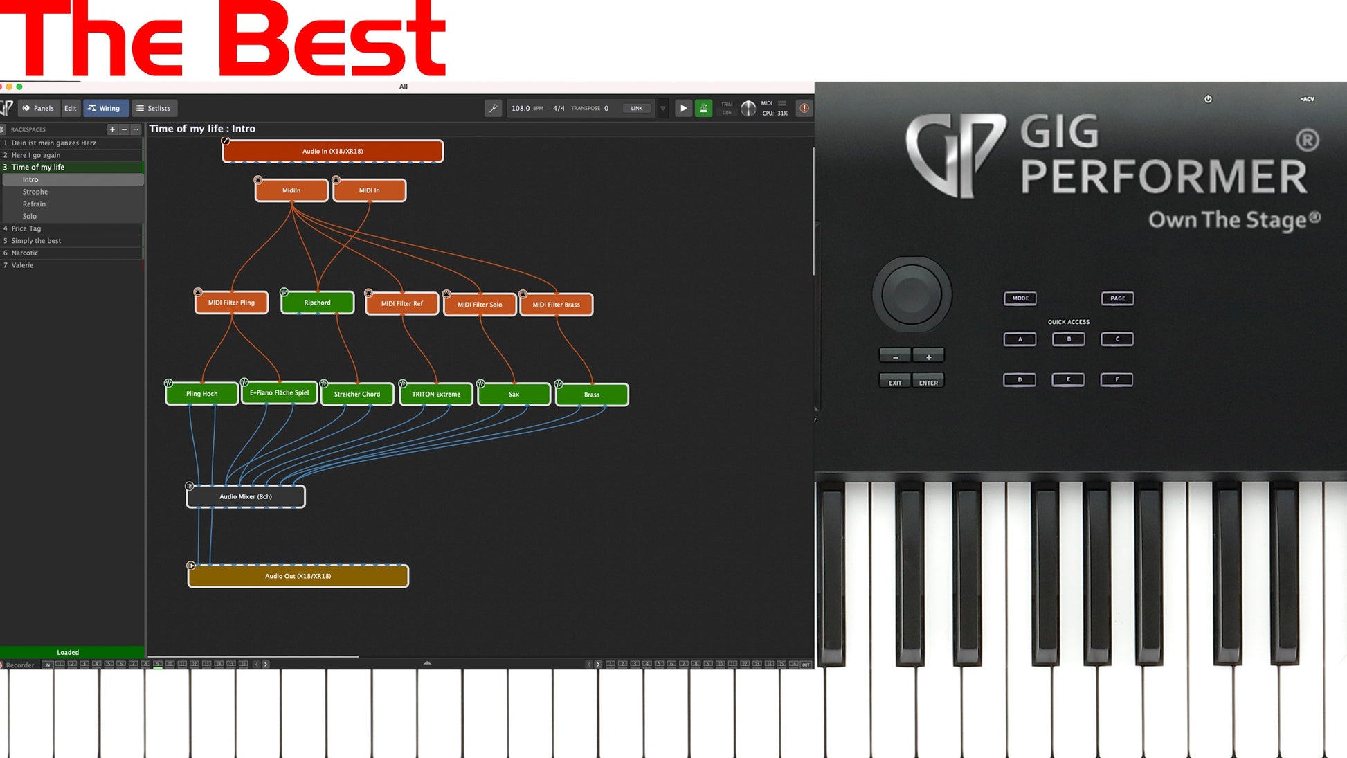 Gig Performer Rackspace - The Best (Mac) – Thorsten Hillmann Keyboard ...