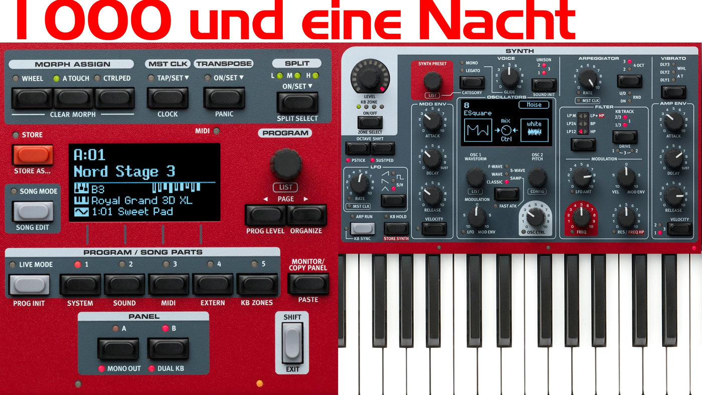 Nord Stage 3 Coversound - 1000 und eine Nacht - Thorsten Hillmann Keyboard-Sounds