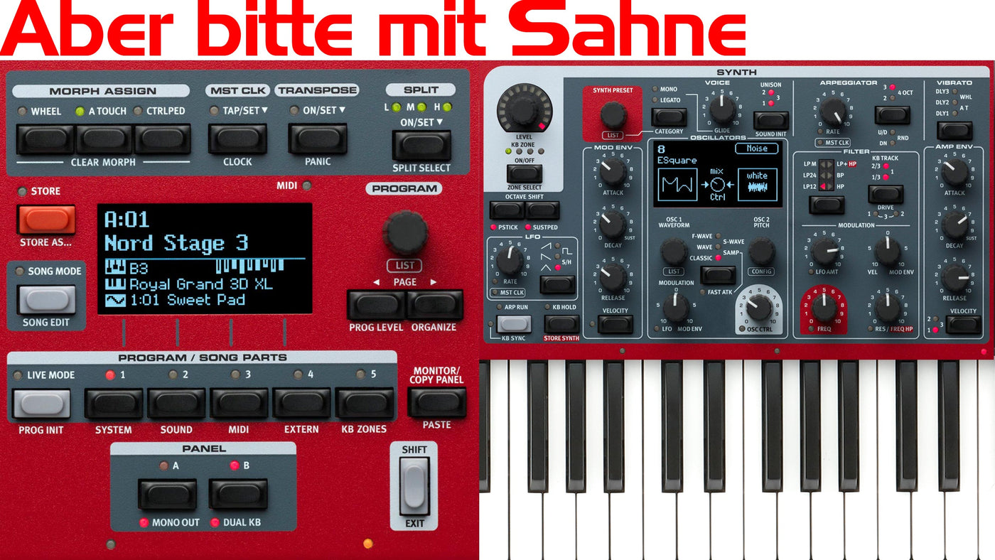 Nord Stage 3 Coversound - Aber bitte mit Sahne - Thorsten Hillmann Keyboard-Sounds