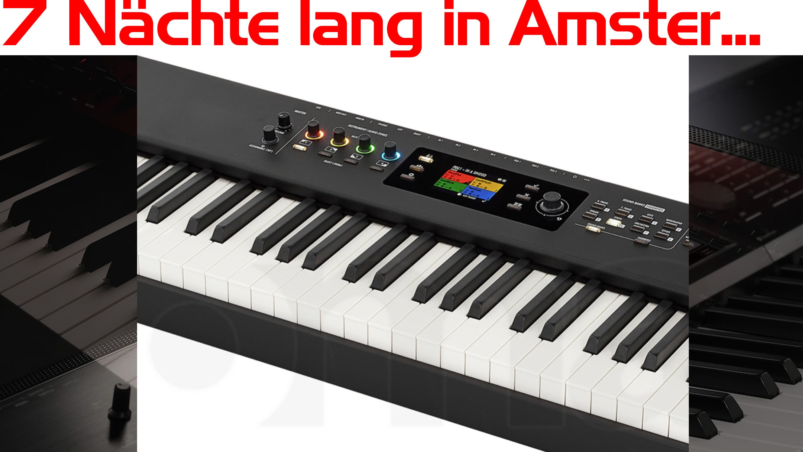Studiologic Numa X Piano Coversound 7 nights in Amsterdam Thorsten